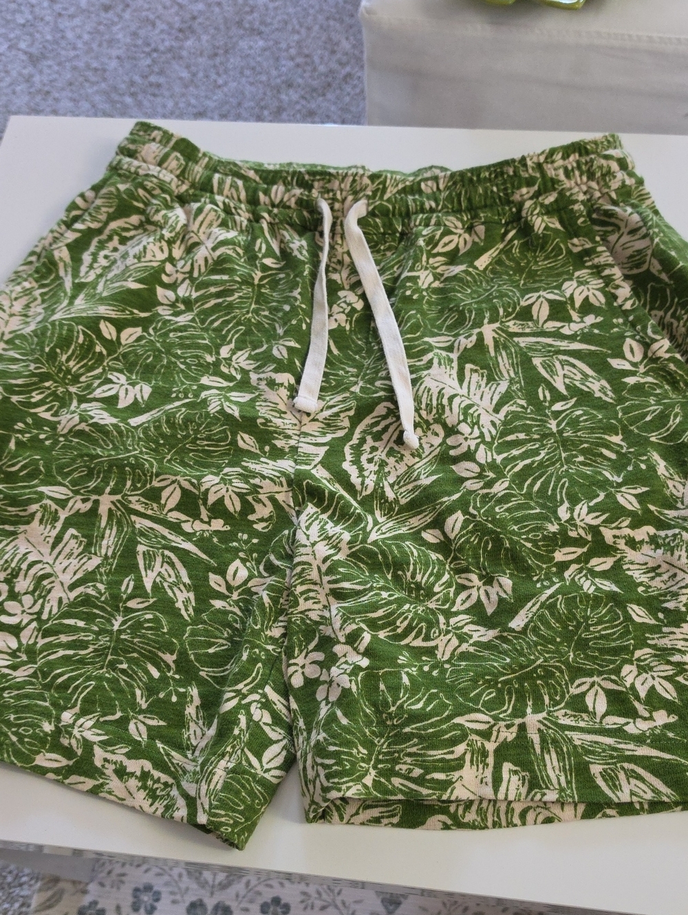 Pendleton Green Leaf Way Side Knit Shorts